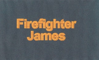 Embroidery for Firefighters Play Suit