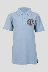 Bishopsteignton Sky Blue Polo Shirt